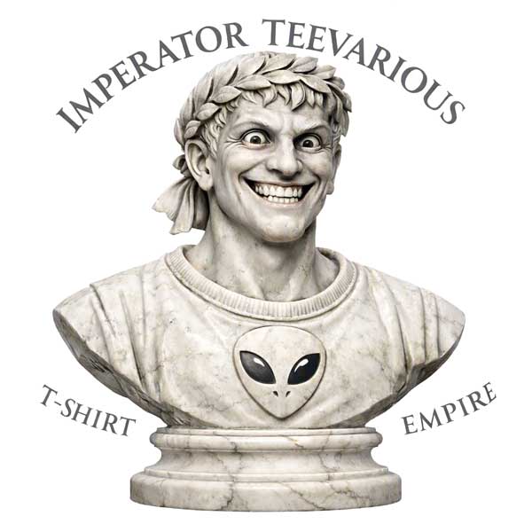 imperator-teevarious-bust Imperator Teevarious, the T-Shirt Empire bust
